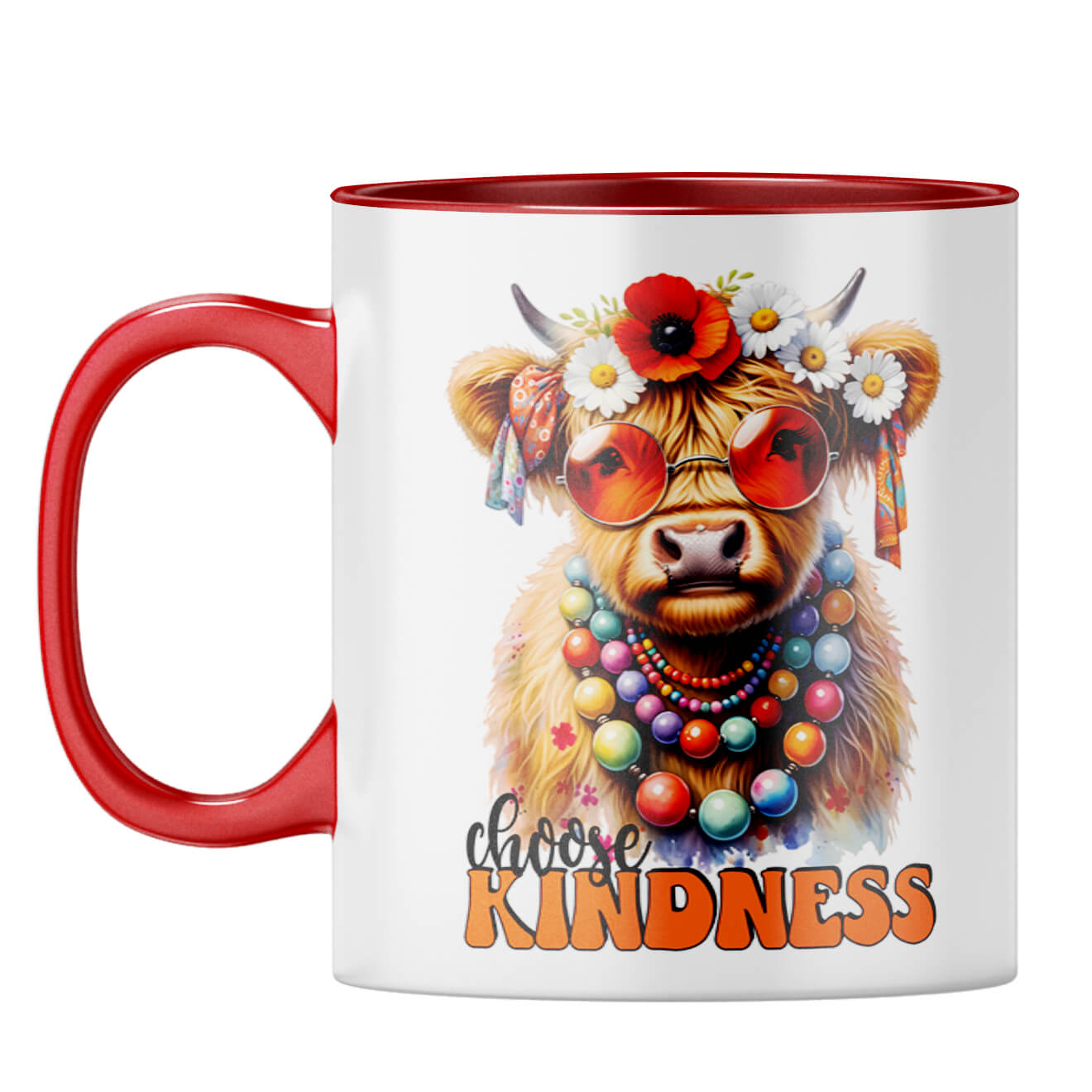 Choose Kindness Coffee Mug Red