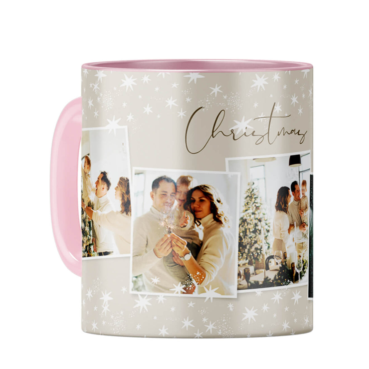 Christmas Coffee Mug Pink