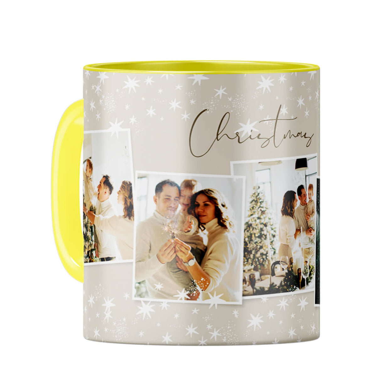 Christmas Coffee Mug Yellow