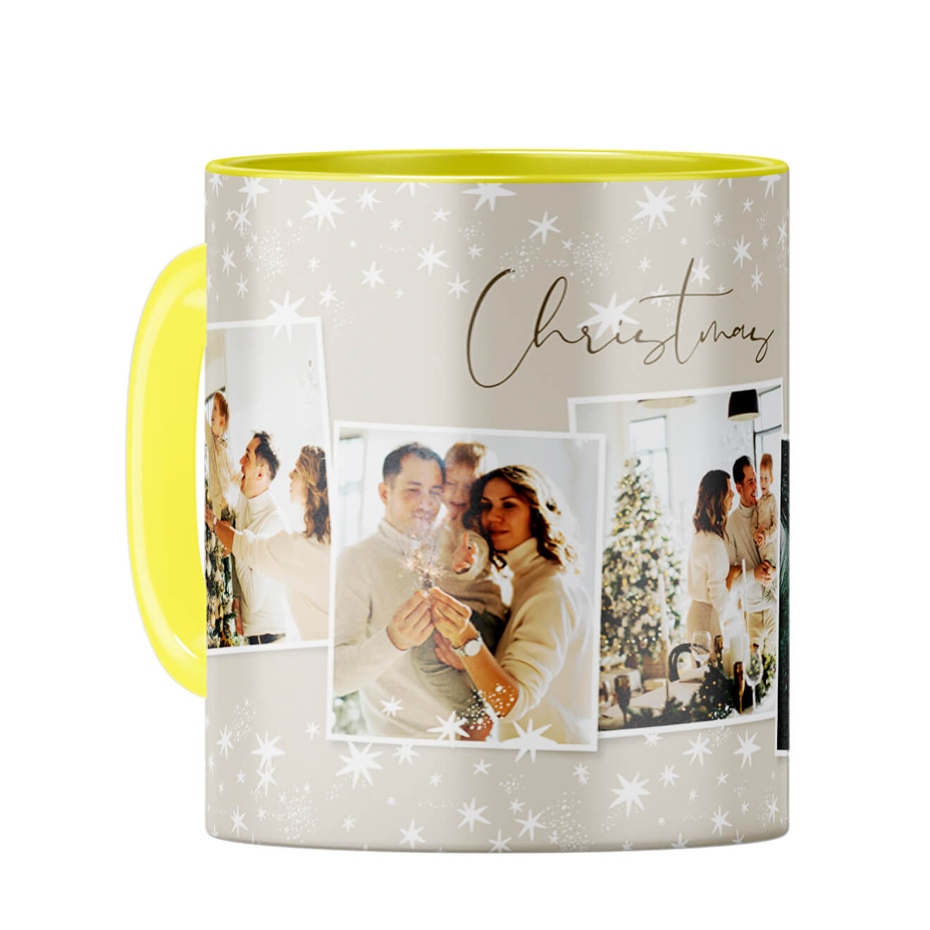 Christmas Coffee Mug Yellow