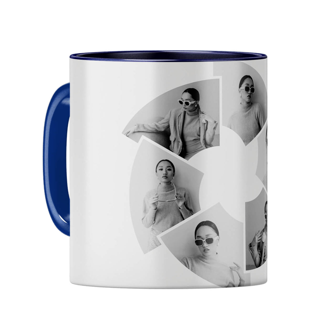 Circle of Life Coffee Mug Dark Blue