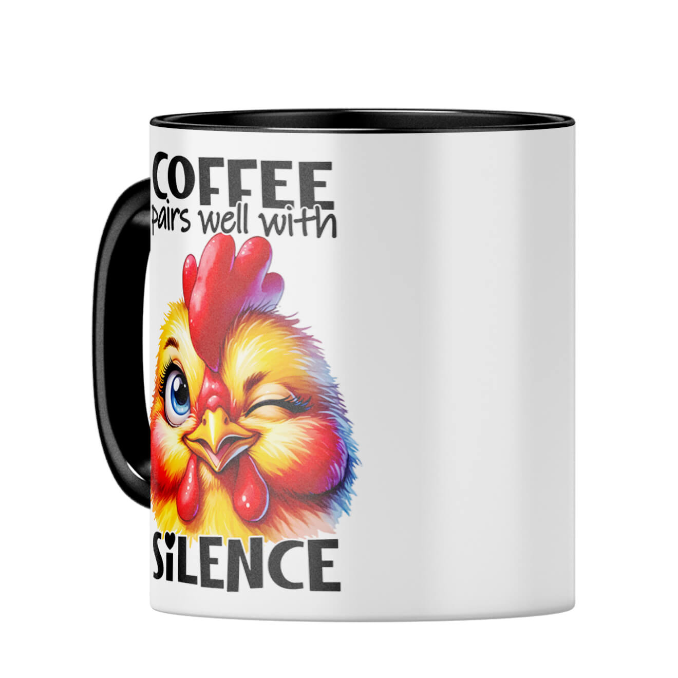 Coffee Pairs Well With Silence Coffee Mug