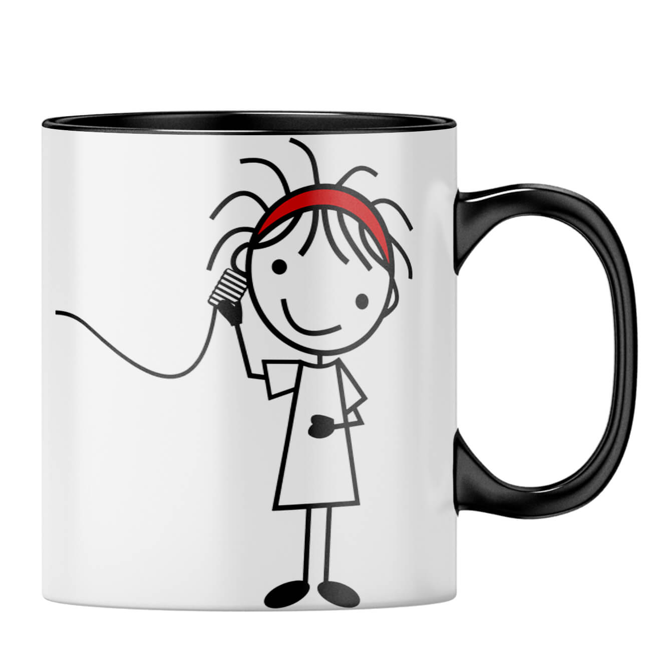 Connected Together Coffee MugC-Black