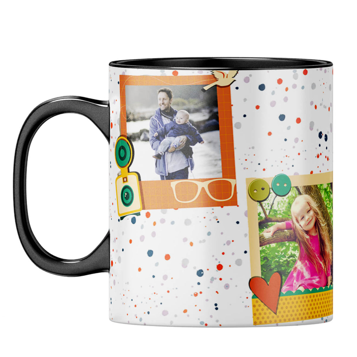 Cool Collage Coffee Mug Black