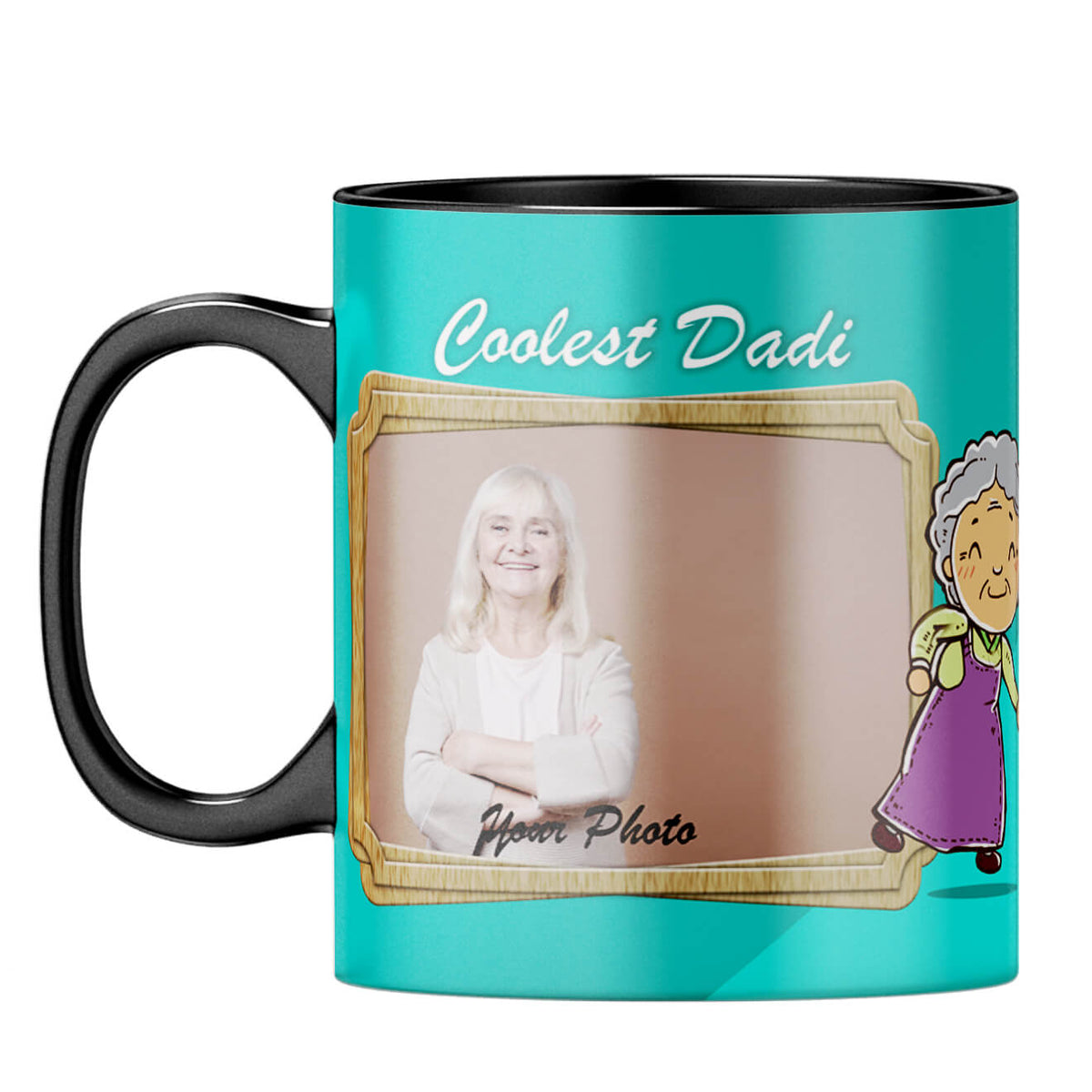 Coolest Dadi Coffee Mug Black