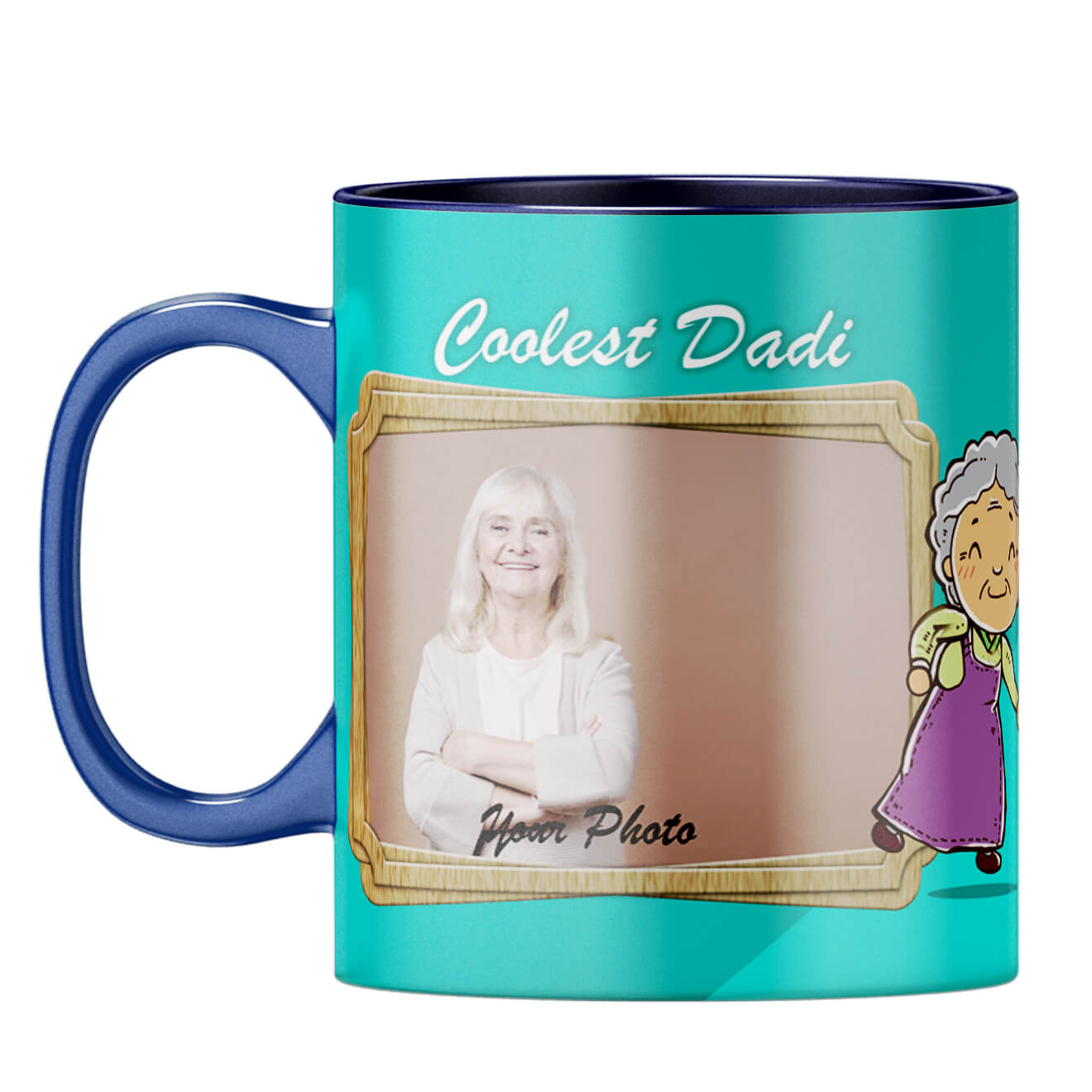 Coolest Dadi Coffee Mug Dark Blue