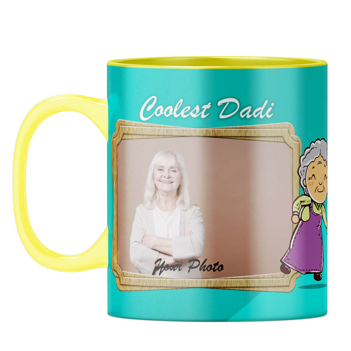 Coolest Dadi Coffee Mug Yellow