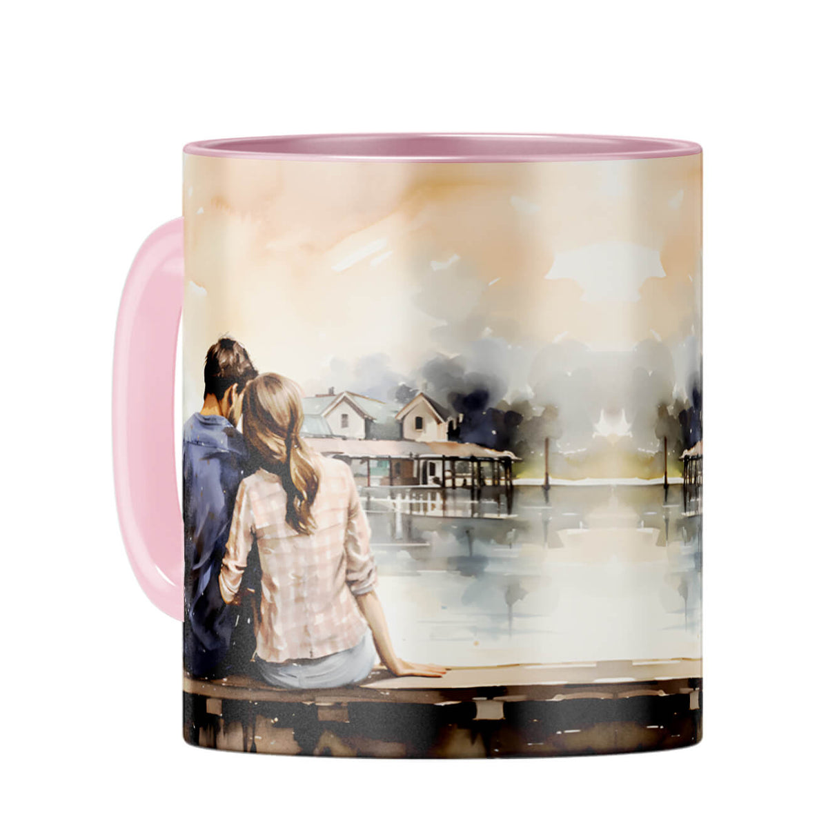 Customised Loving Message Coffee Mug Pink