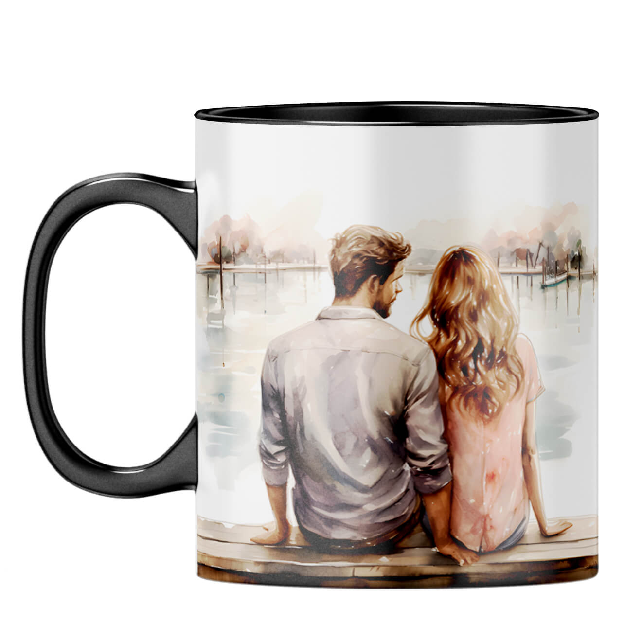 Customised Luv Message Coffee Mug