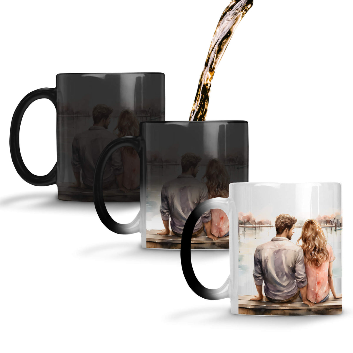 Customised Luv Message Coffee Mug Magic