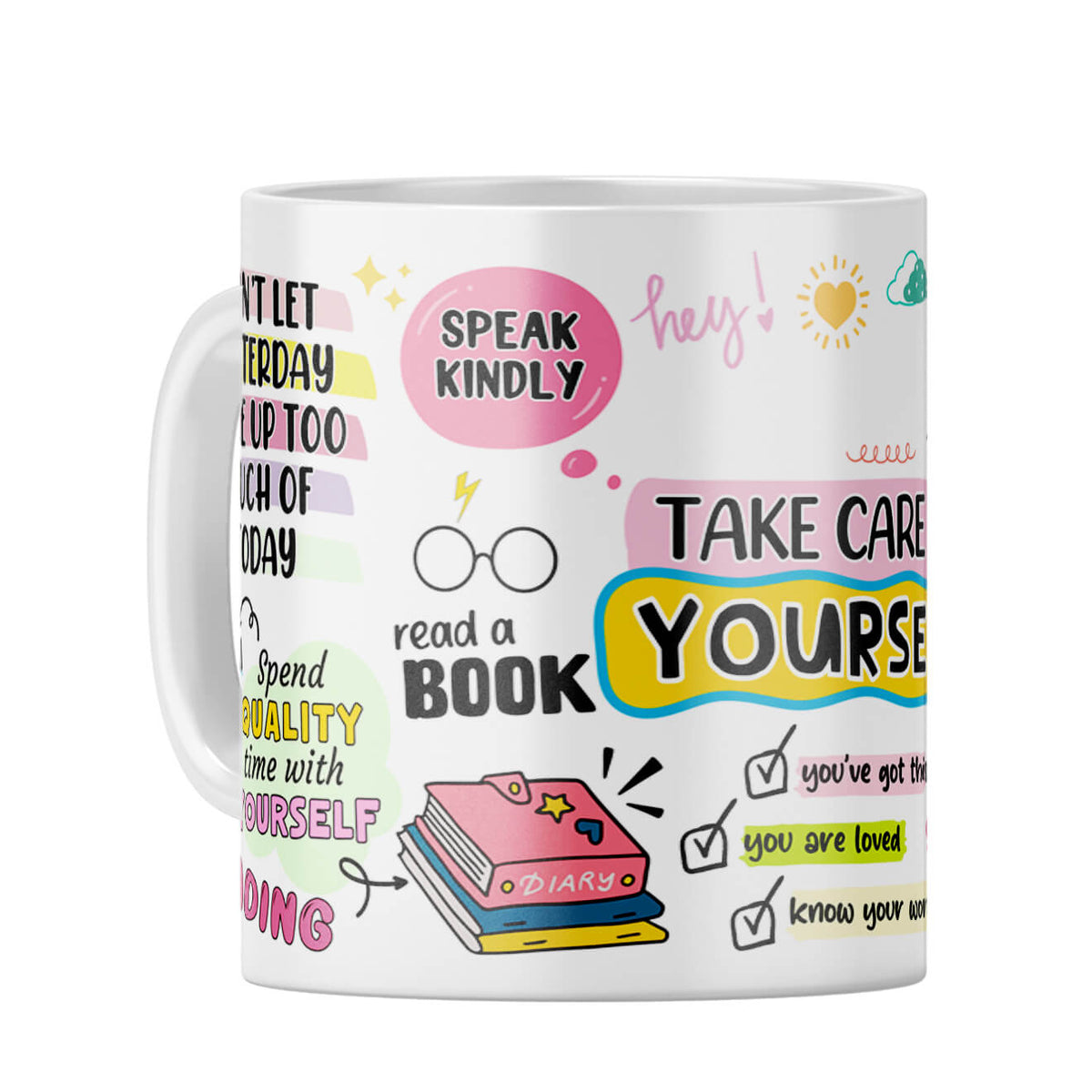 Customised Name Take Care Yourself Coffee Mug