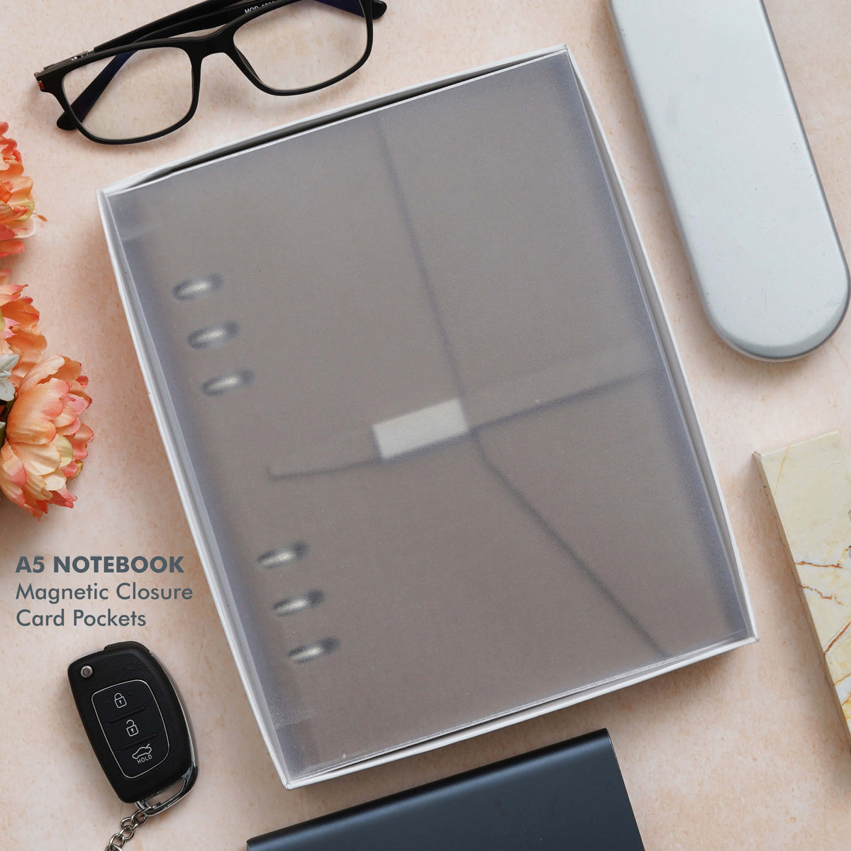 Customizable Brown A5 Notebook - Perfect for Personal &amp; Corporate Use