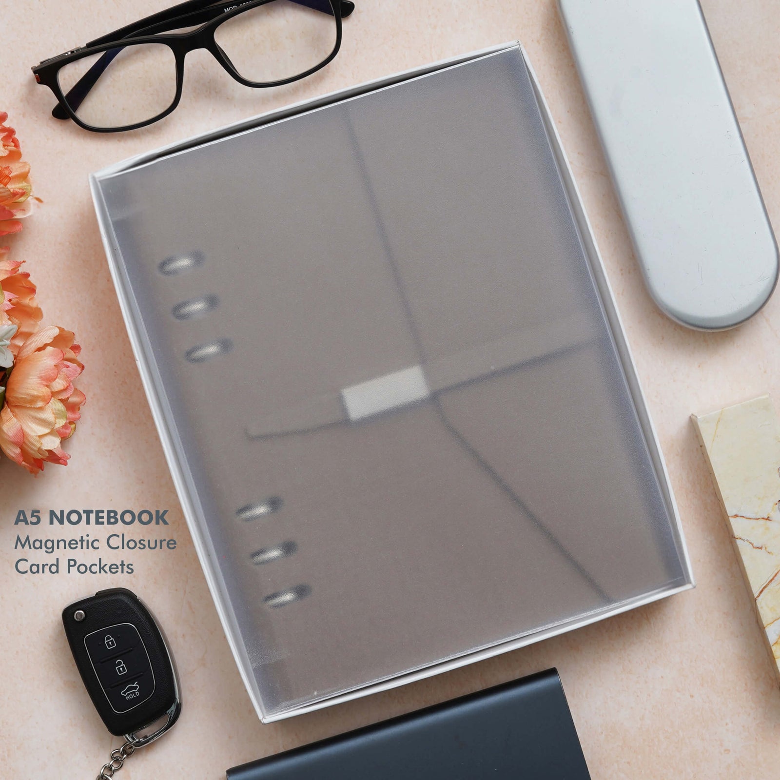 Customizable Brown A5 Notebook - Perfect for Personal & Corporate Use