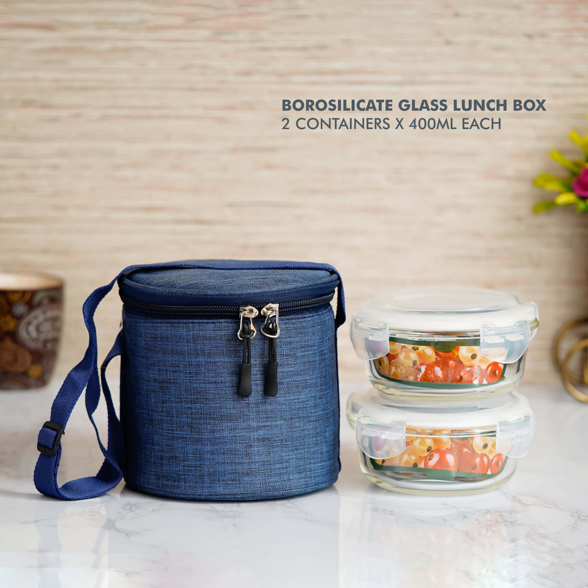 Customizable Glass Lunch Box Set