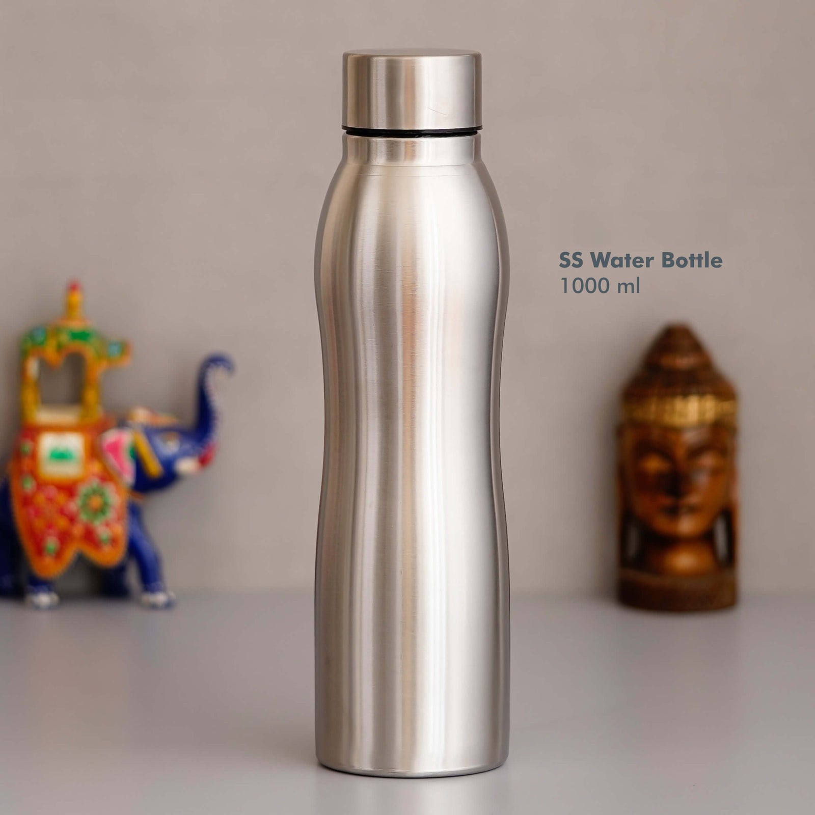 Customizable Silver Stainless Steel Bottle - Ideal for Gifting