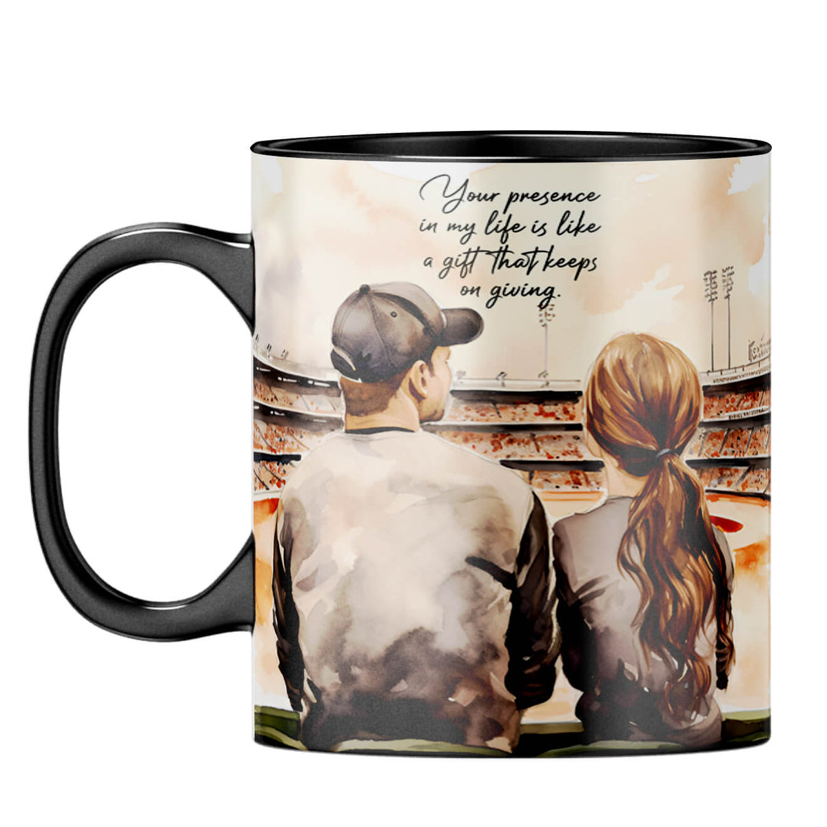 Dad I Am Proud to Be Your Daughter Coffee Mug Black