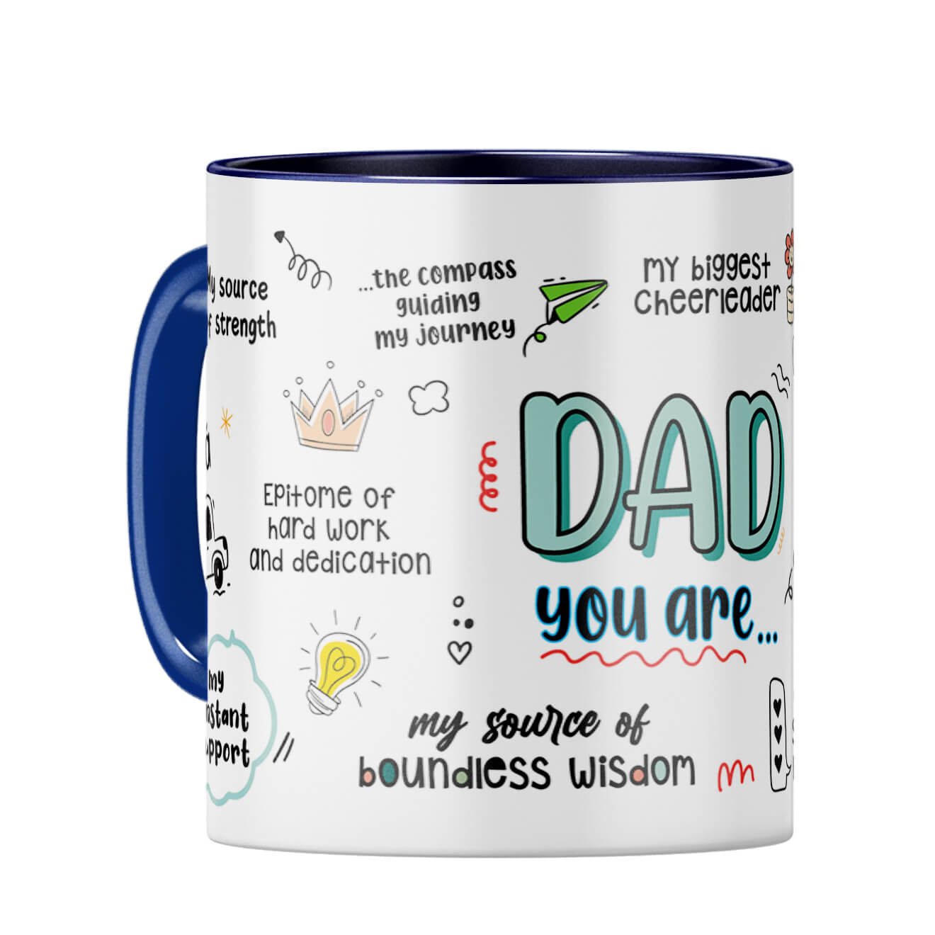 Dad You Are The World Coffee Mug
