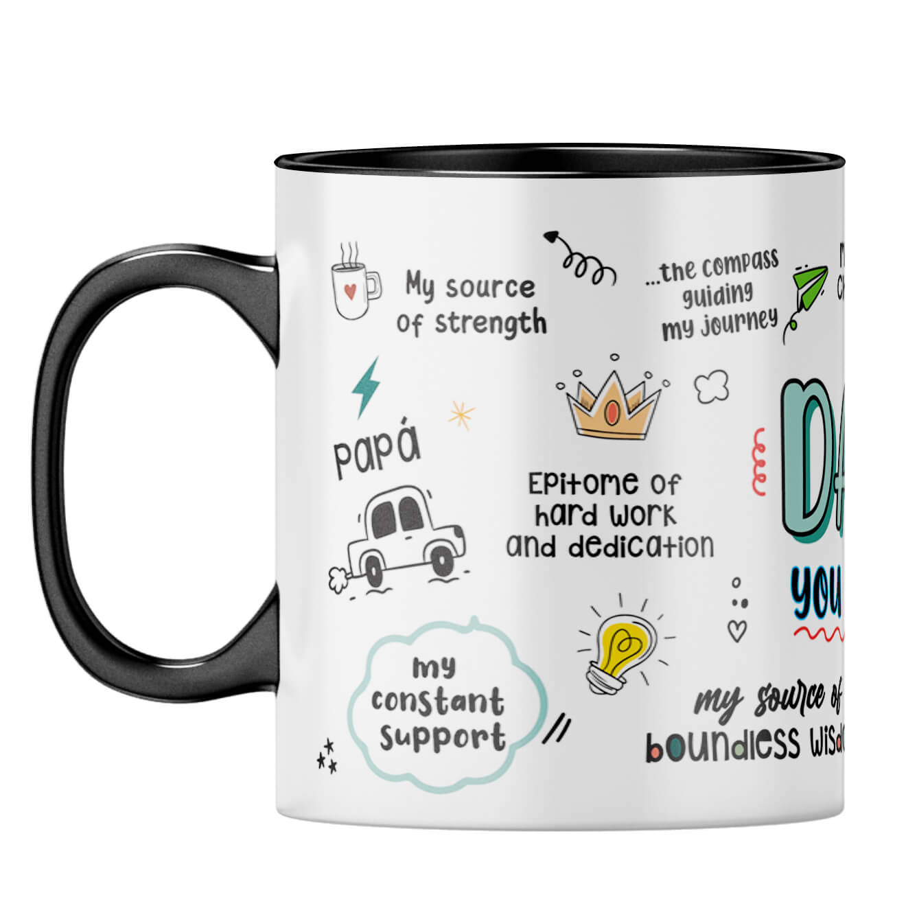 Dad You Are The World Coffee Mug