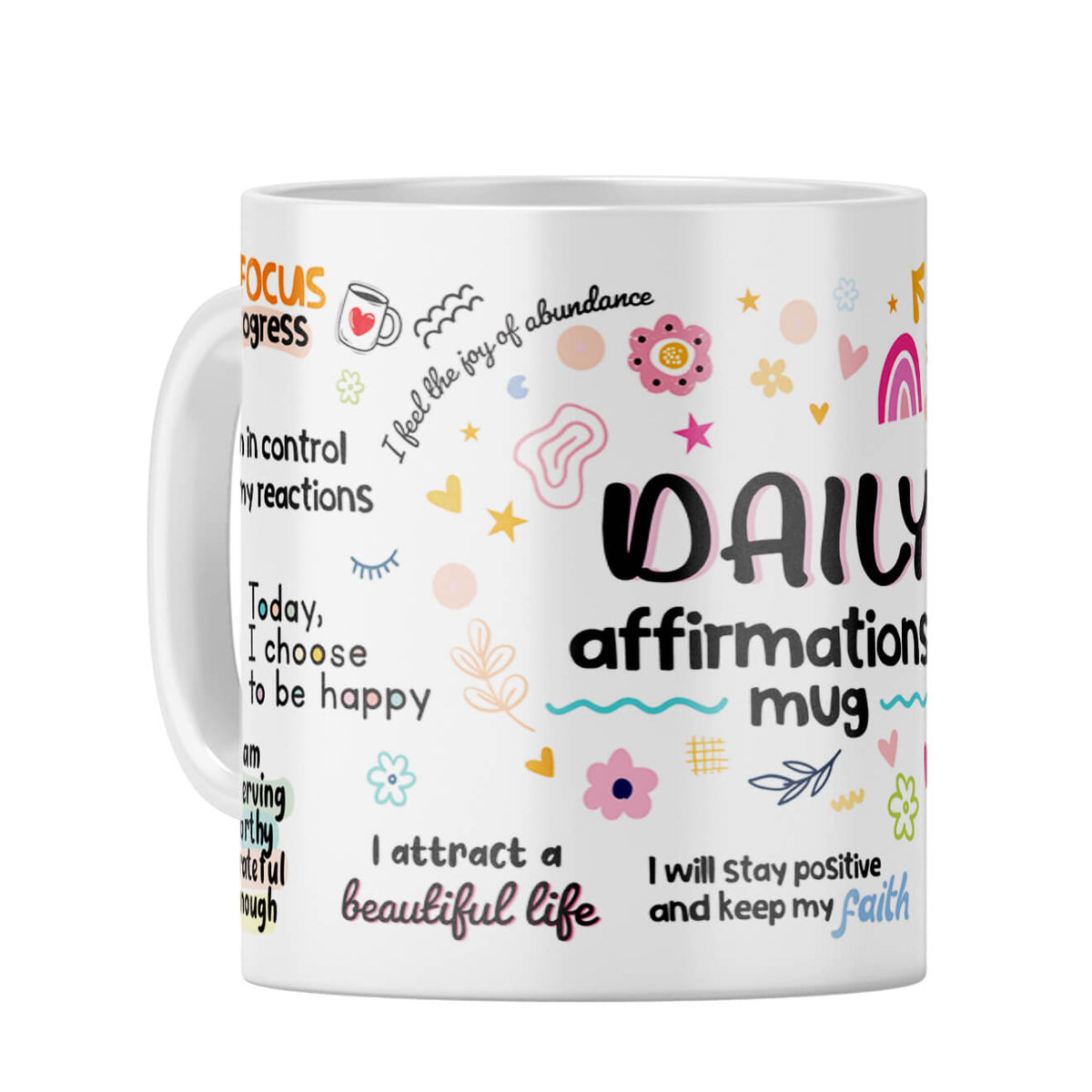 Daily Affirmation Coffee Mug White
