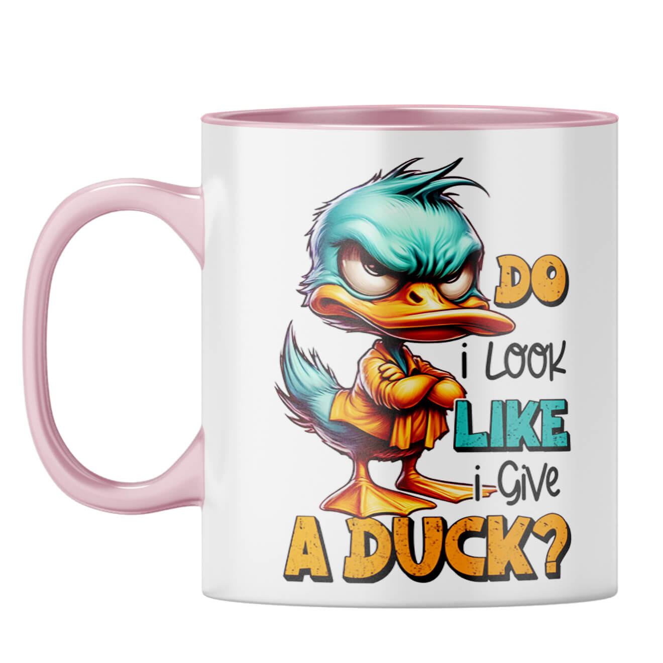Do I Give A Duck Coffee Mug Pink