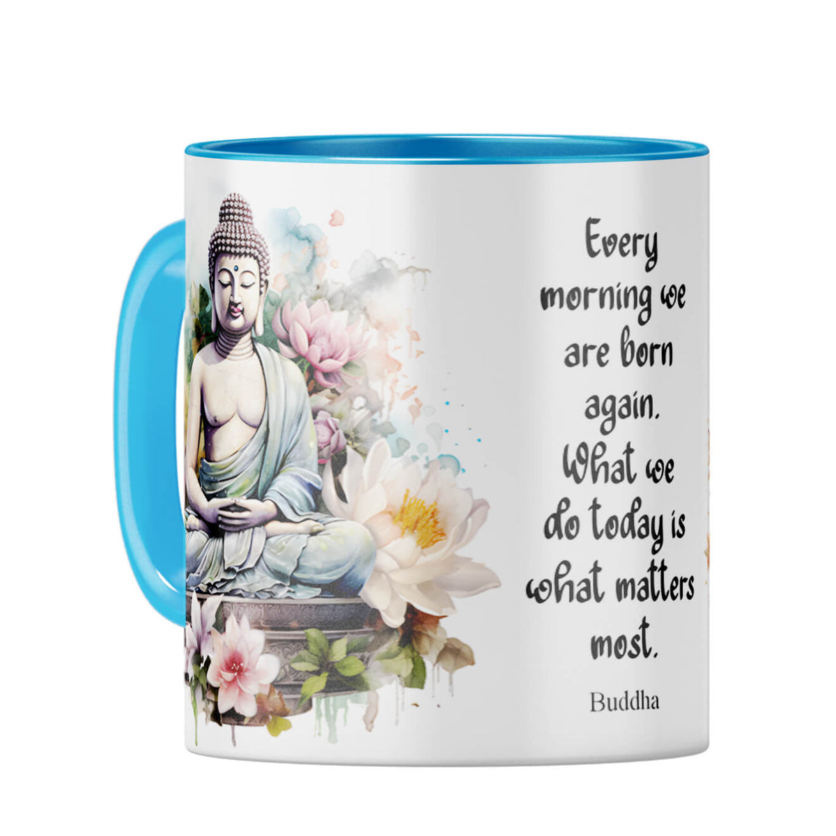 Do What Matters Coffee Mug Light Blue