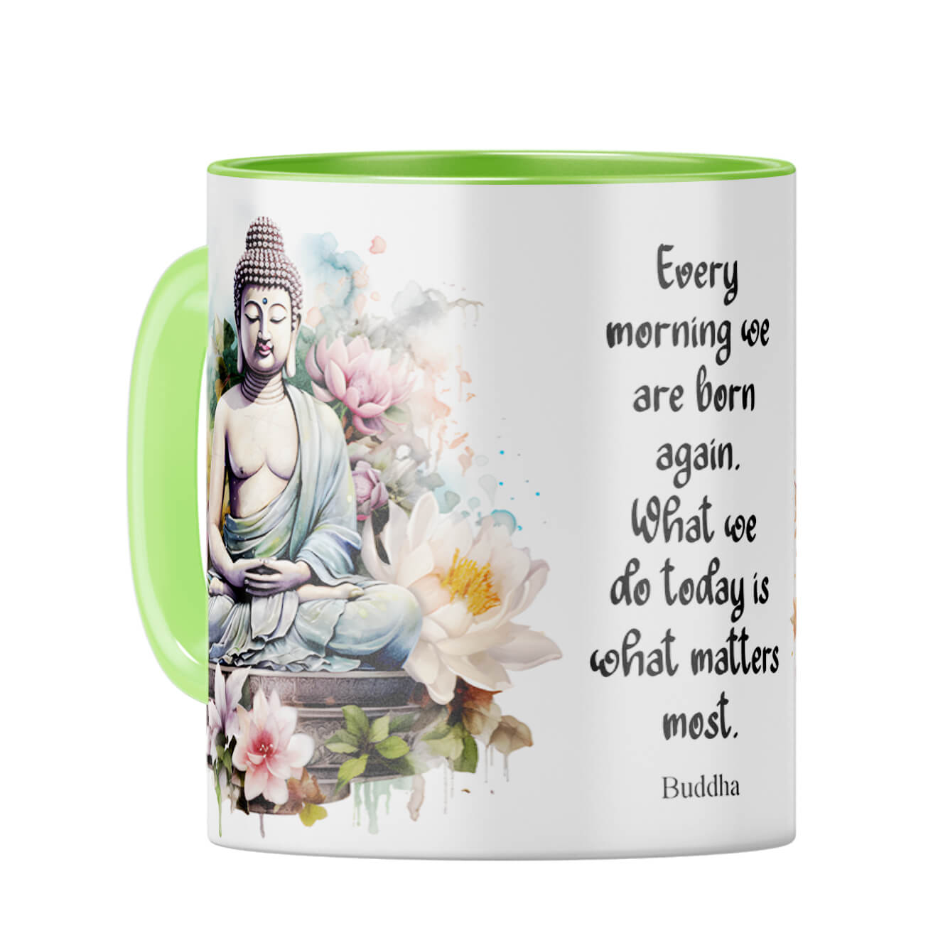 Do What Matters Coffee Mug Light Green