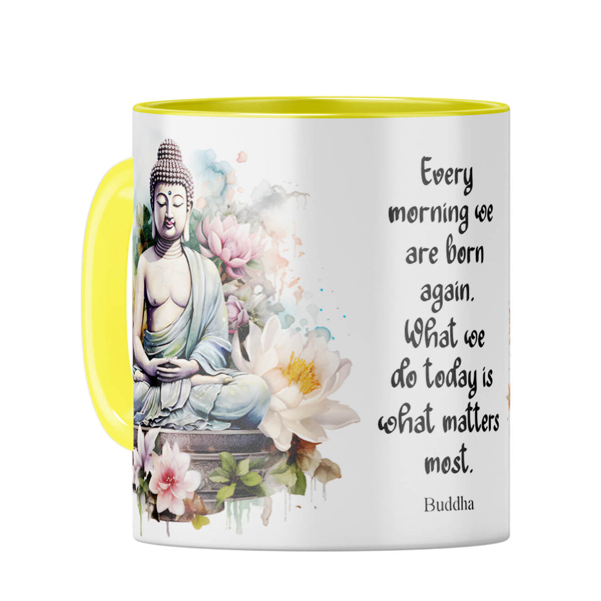 Do What Matters Coffee Mug Yellow