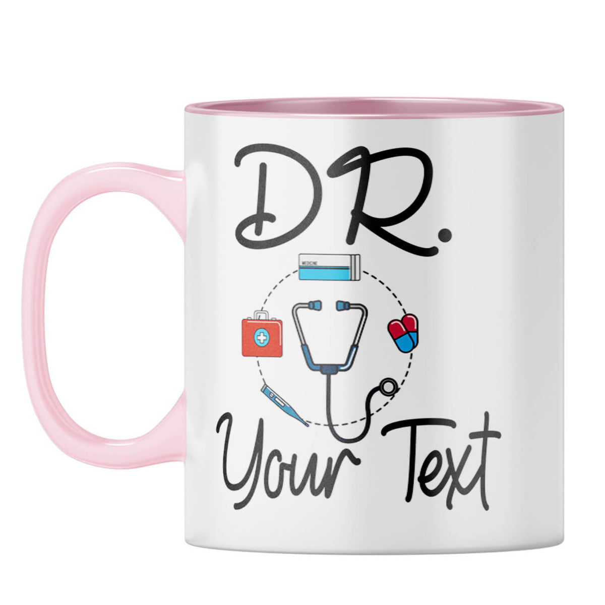 Doctor Gift Photo Coffee Mug Pink