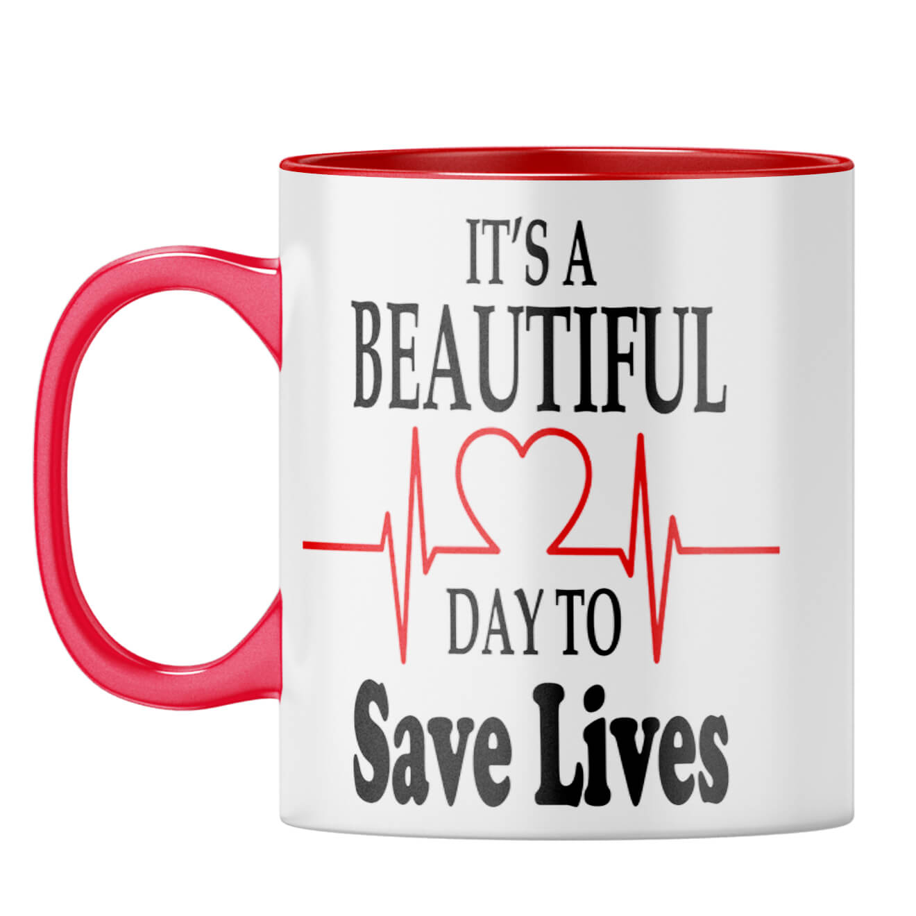 Doctor Life Coffee Mug Red