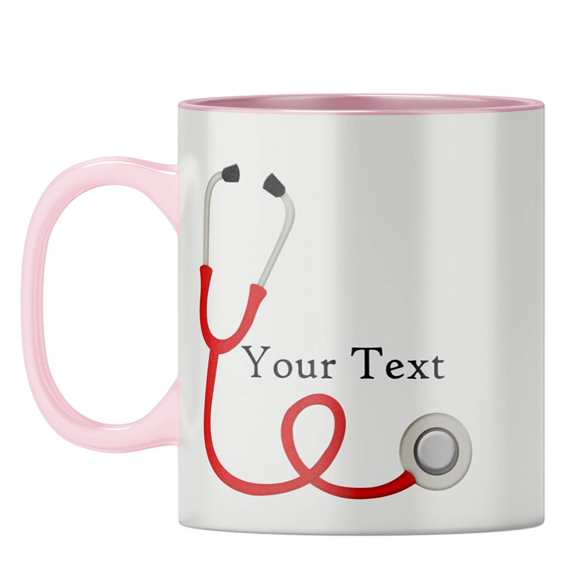 Doctor Photo Gift Coffee Mug Pink