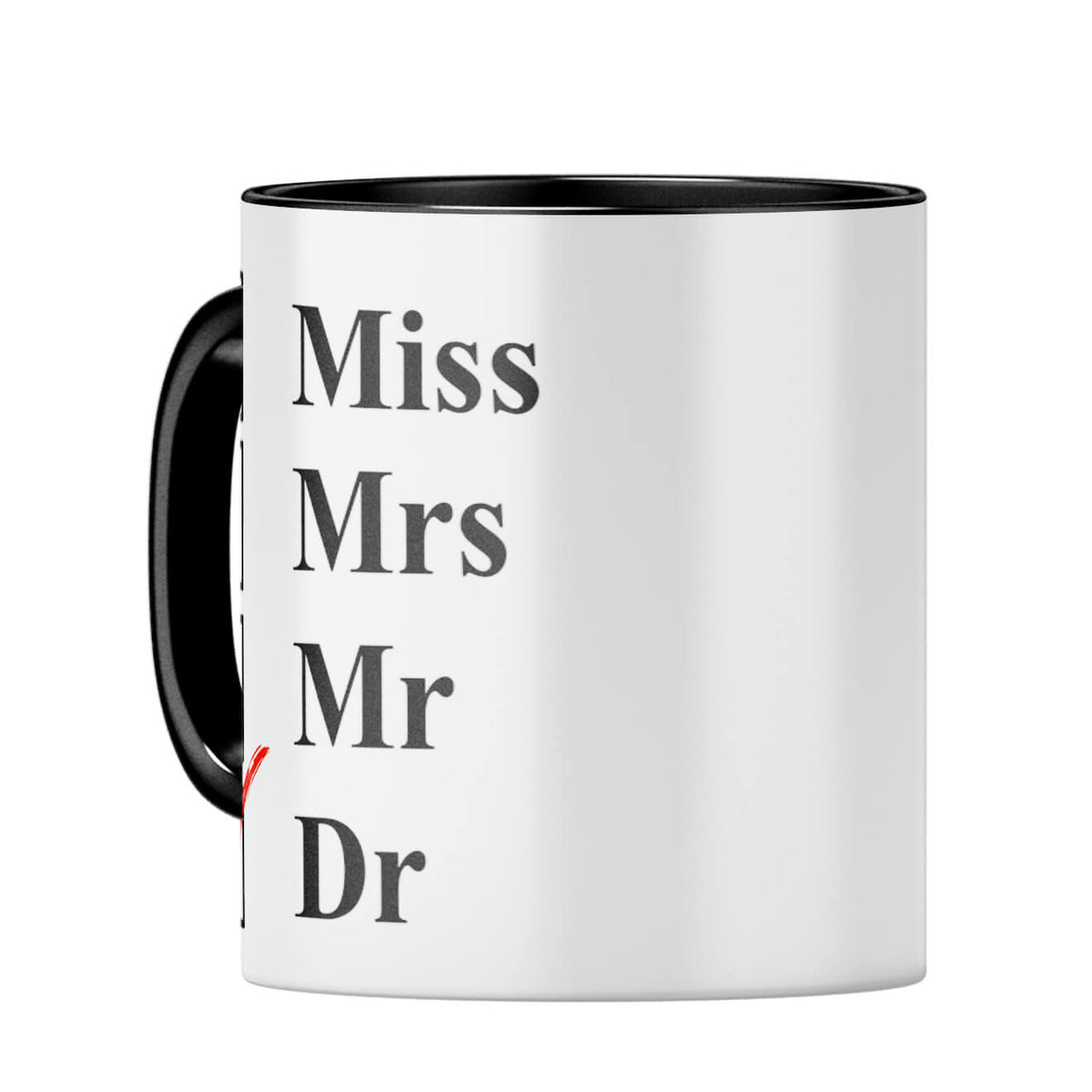 Doctor Coffee MugC-Black