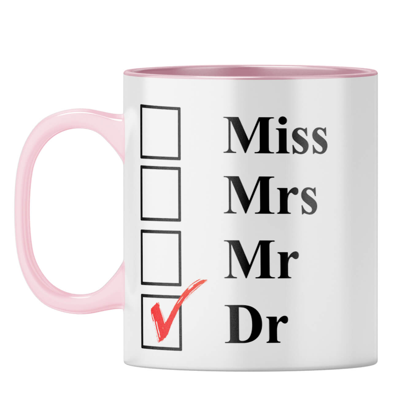 Doctor Coffee Mug Pink