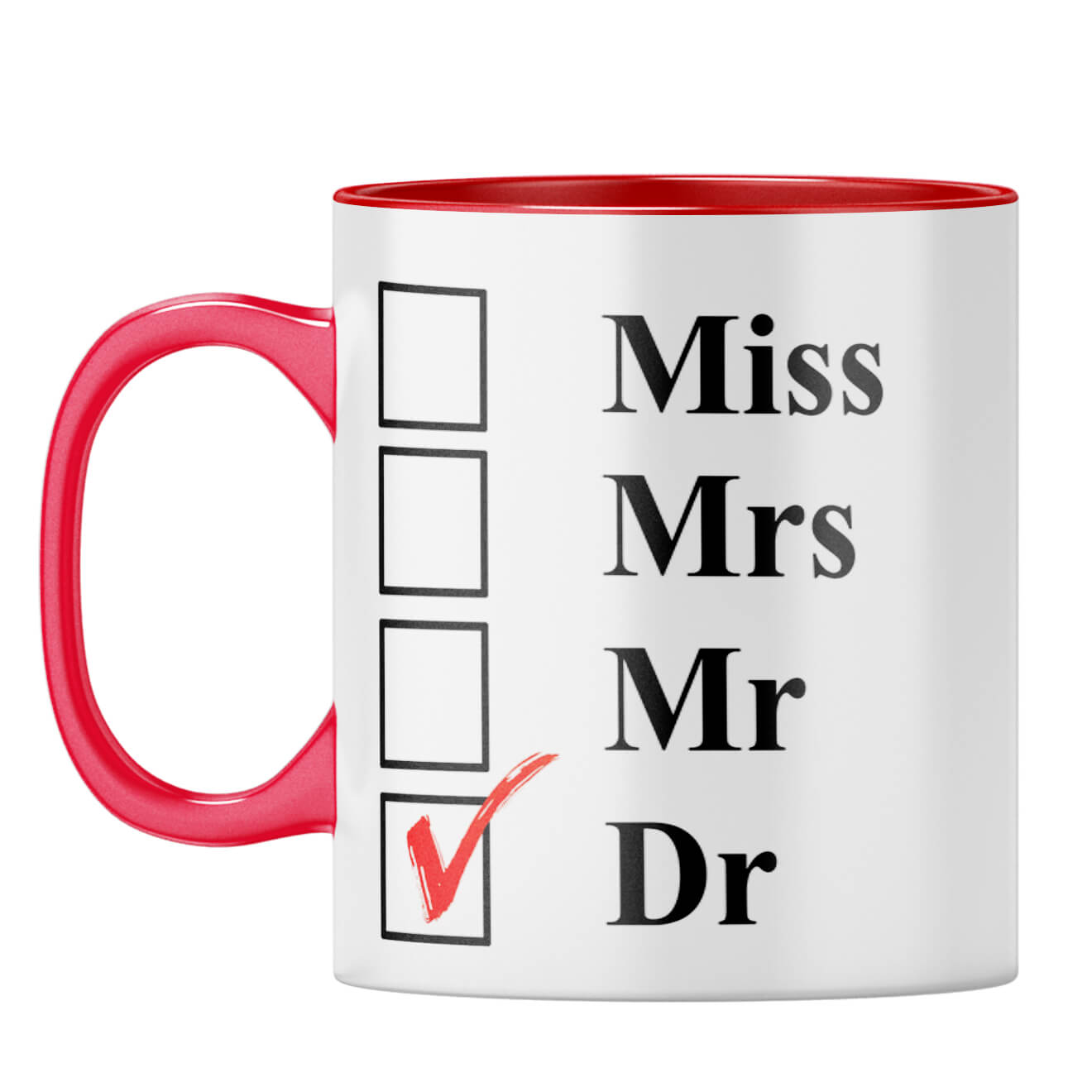 Doctor Coffee Mug Red