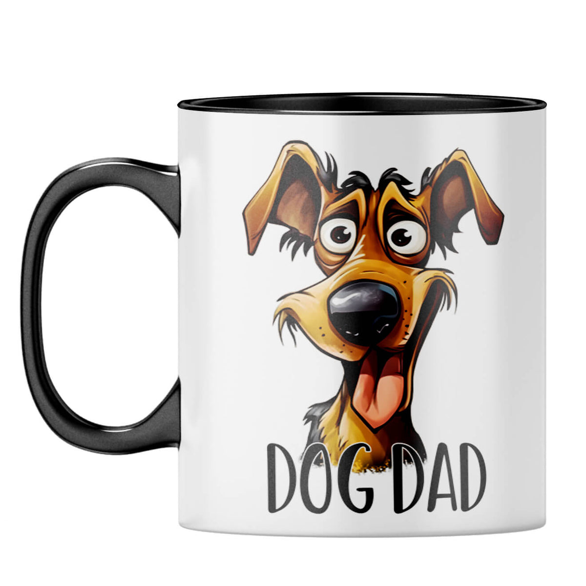 Dog Dad Coffee Mug Black