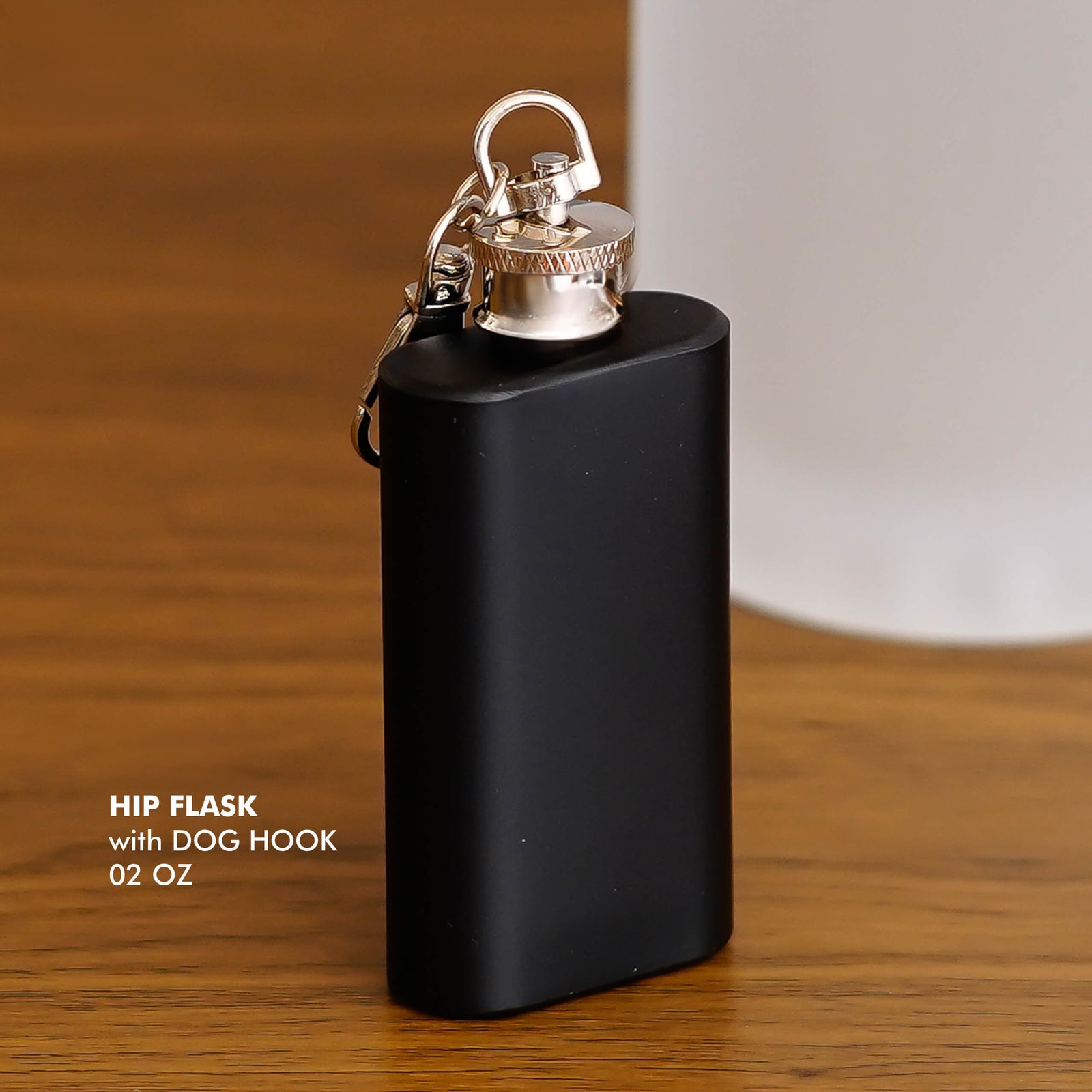 Dog Hook Hip Flask - 60 ML