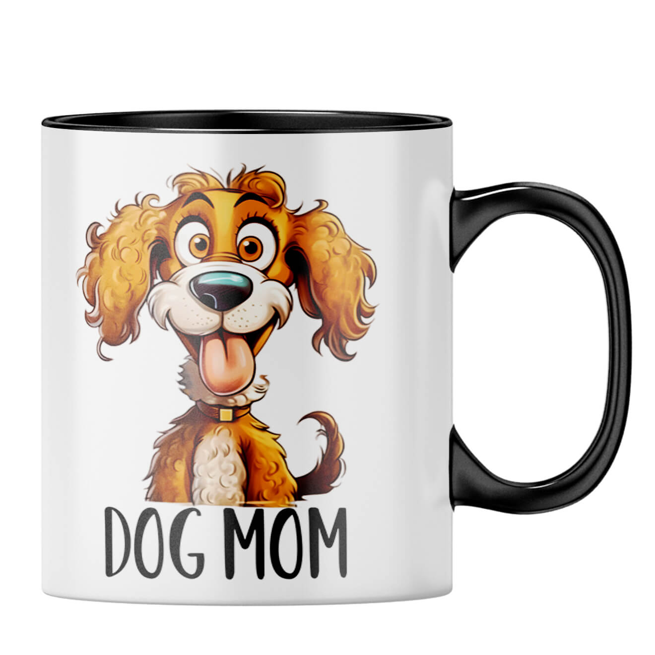 Dog Mom Coffee MugB-Black
