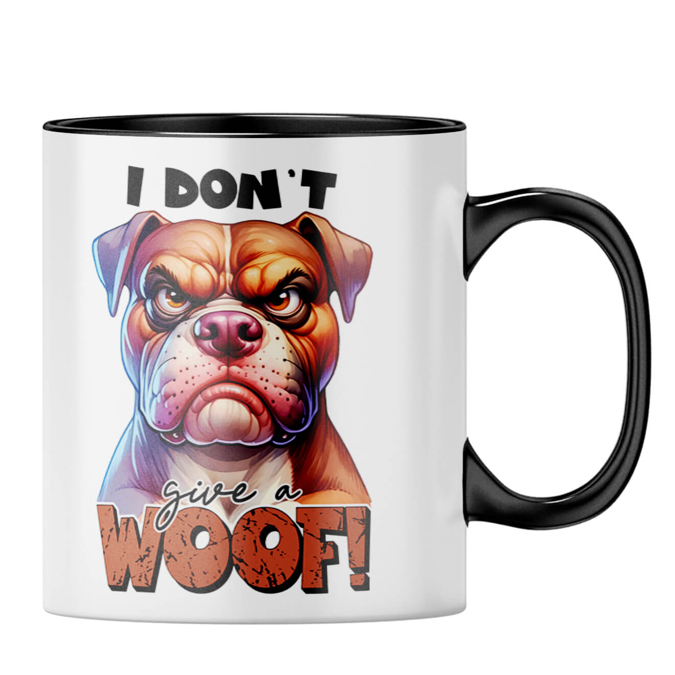 Dont Give A Woof Coffee MugB-Black