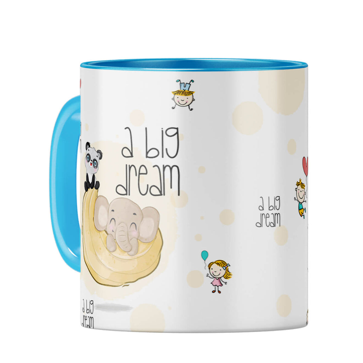 Dream Big Coffee Mug Coffee Mug Light Blue