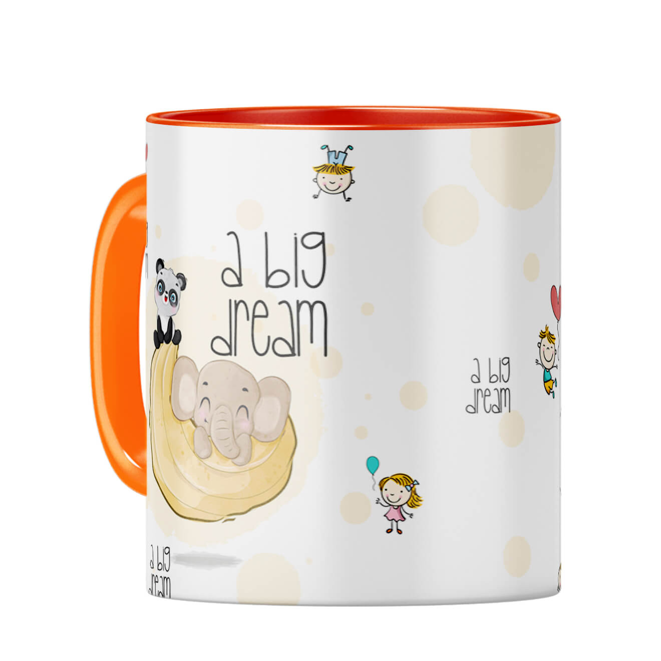 Dream Big Coffee Mug Coffee Mug Orange