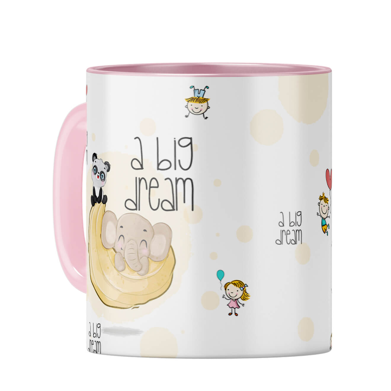 Dream Big Coffee Mug Coffee Mug Pink