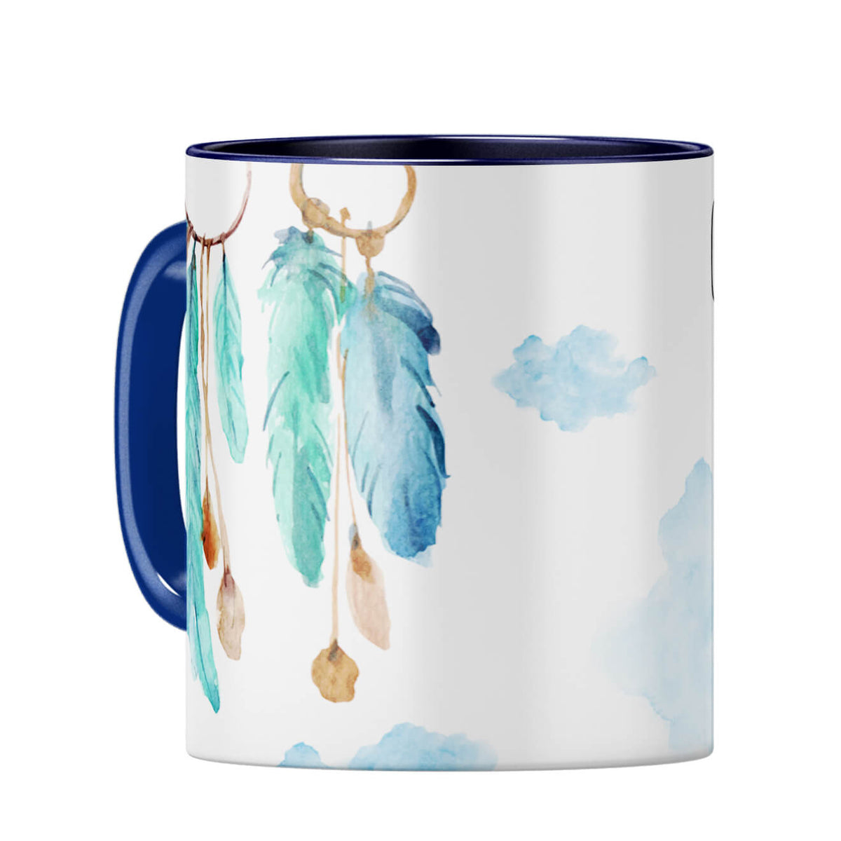 Dream Catcher Gift Mug Coffee Mug Dark Blue
