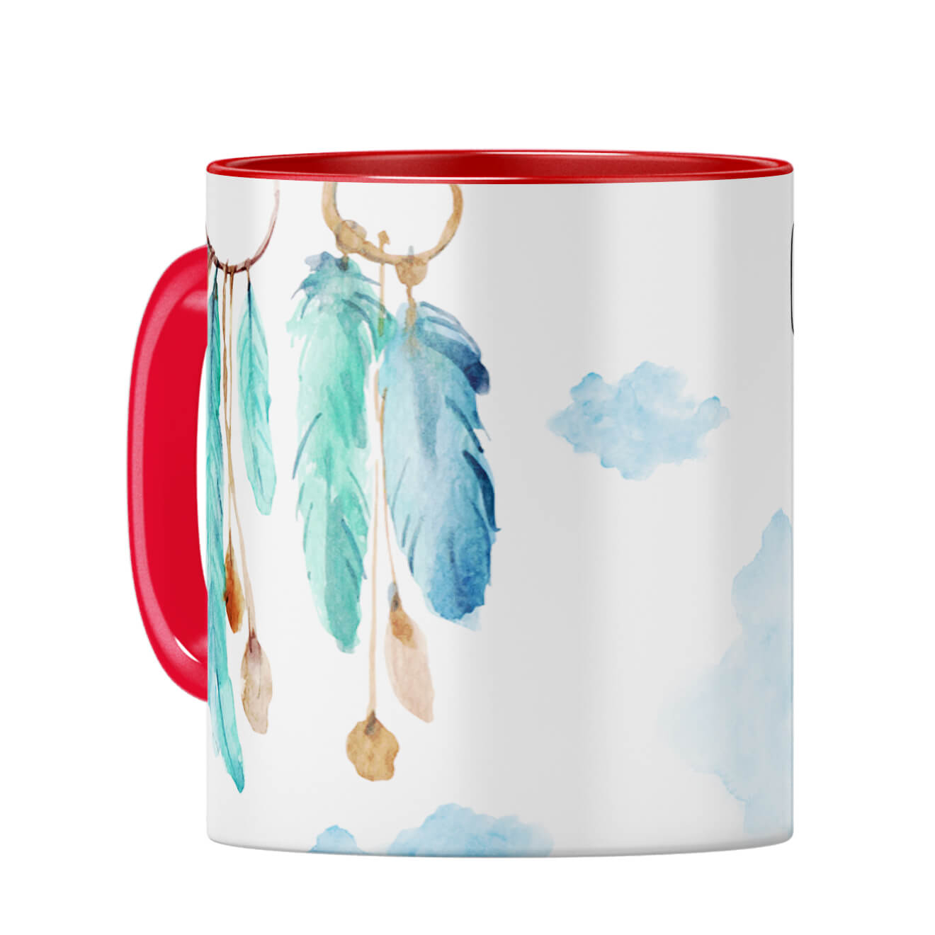 Dream Catcher Gift Mug Coffee Mug Red