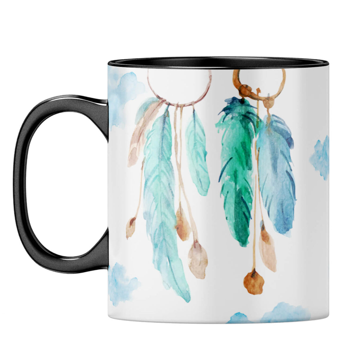 Dream Catcher Gift Mug Coffee MugF-Black