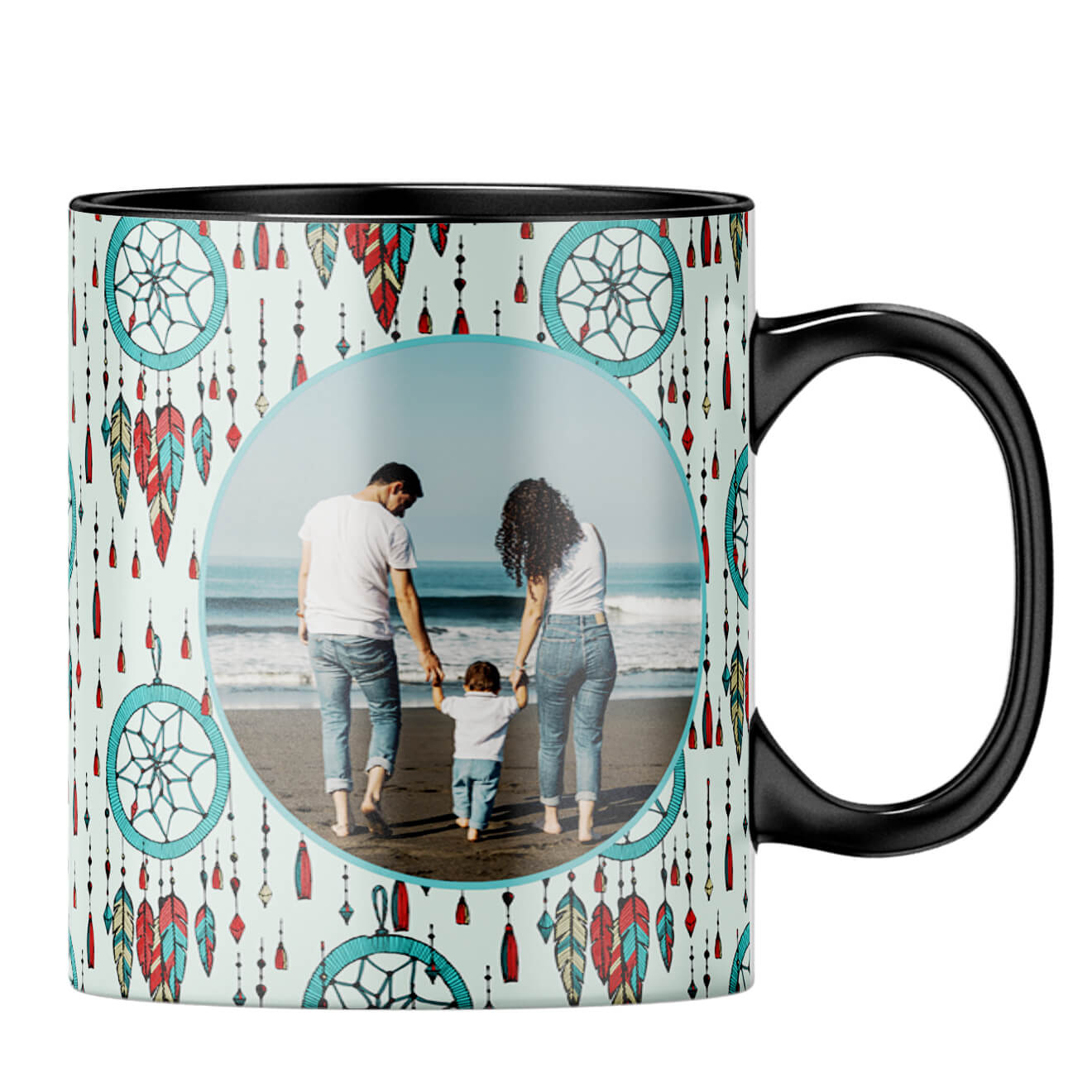 Dream Catcher Photo Coffee MugB-Black