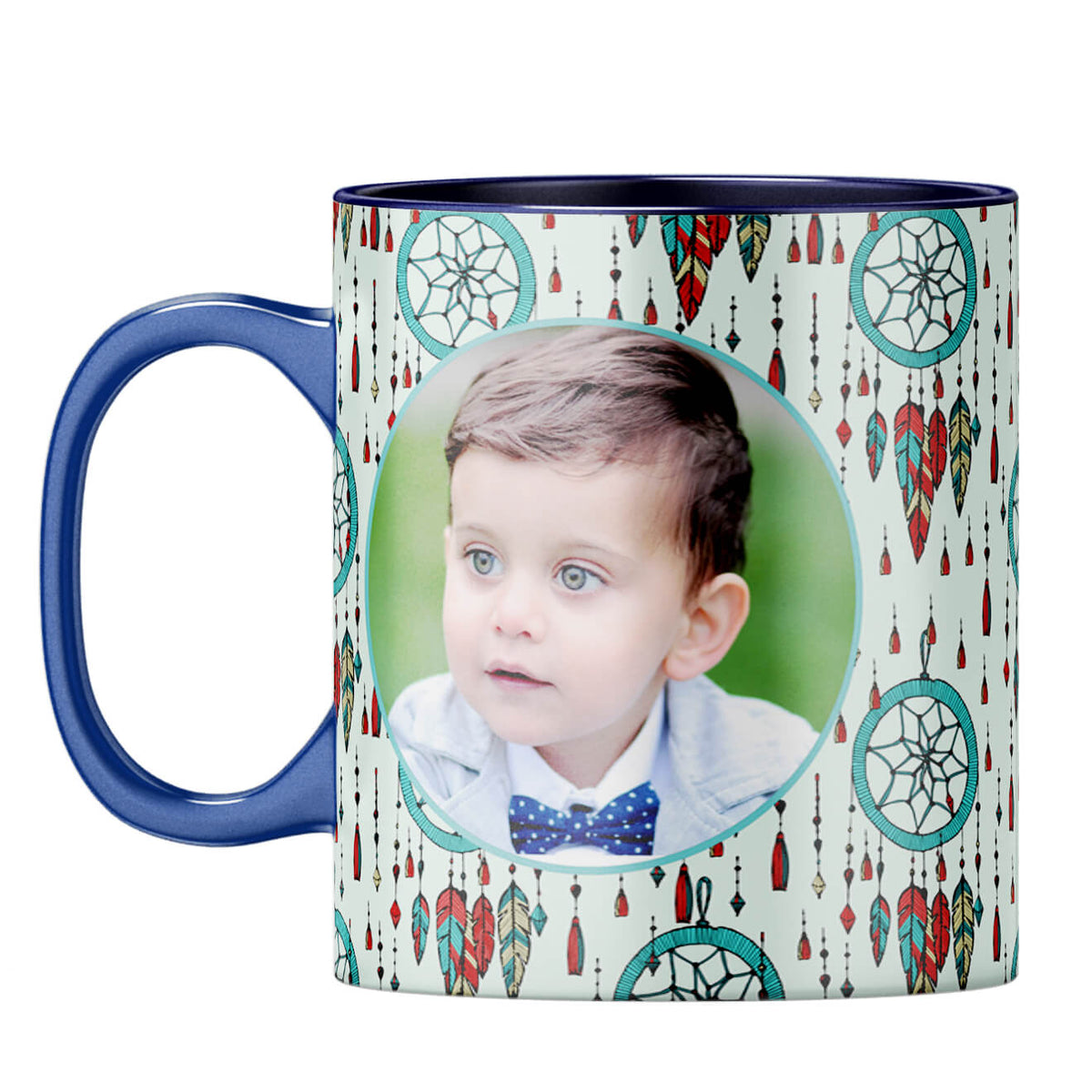 Dream Catcher Photo Coffee Mug Dark Blue