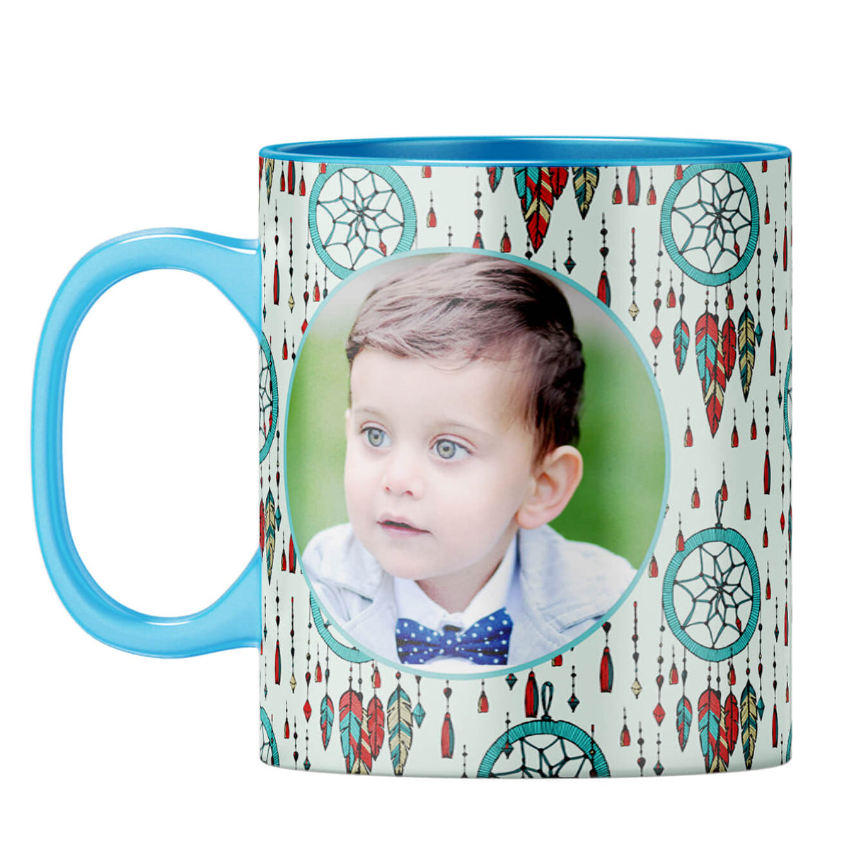 Dream Catcher Photo Coffee Mug Light Blue
