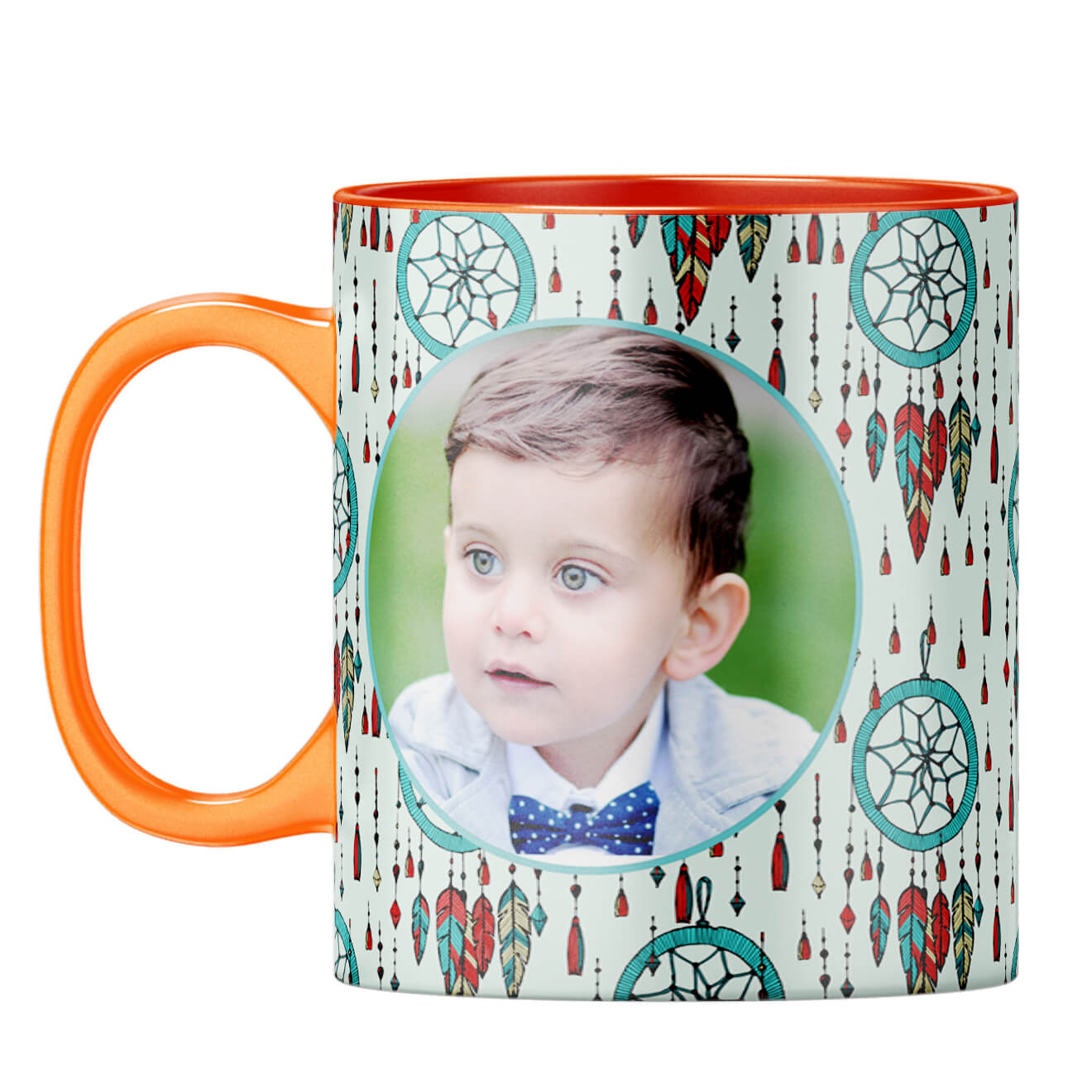 Dream Catcher Photo Coffee Mug Orange