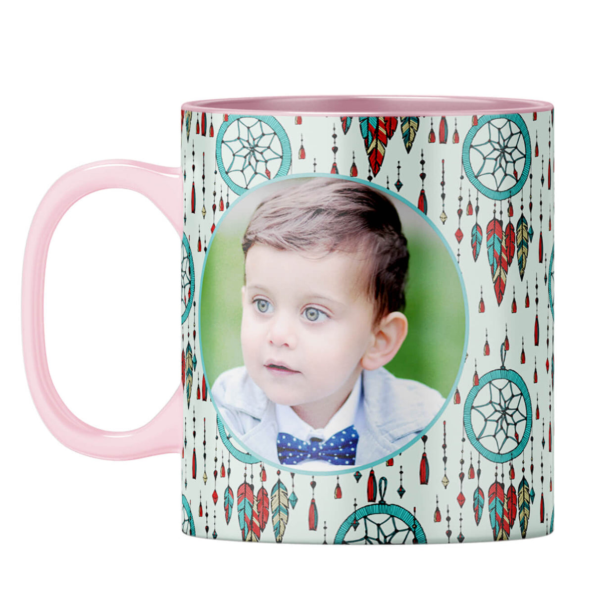 Dream Catcher Photo Coffee Mug Pink