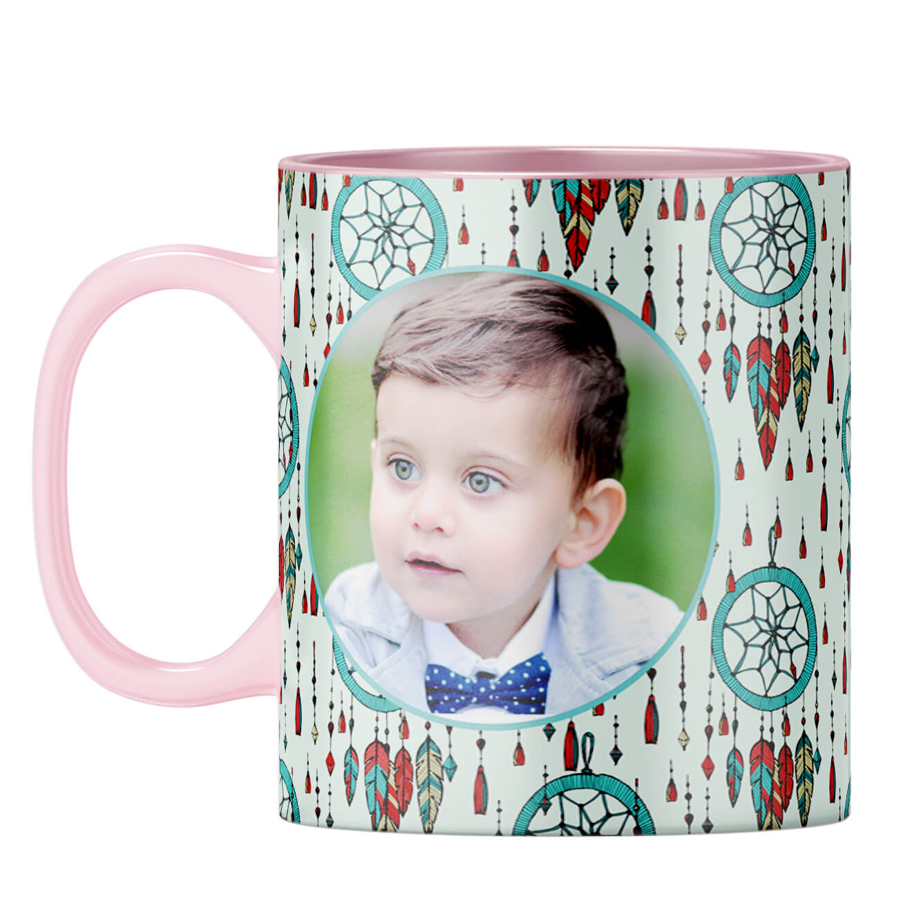 Dream Catcher Photo Coffee Mug Pink
