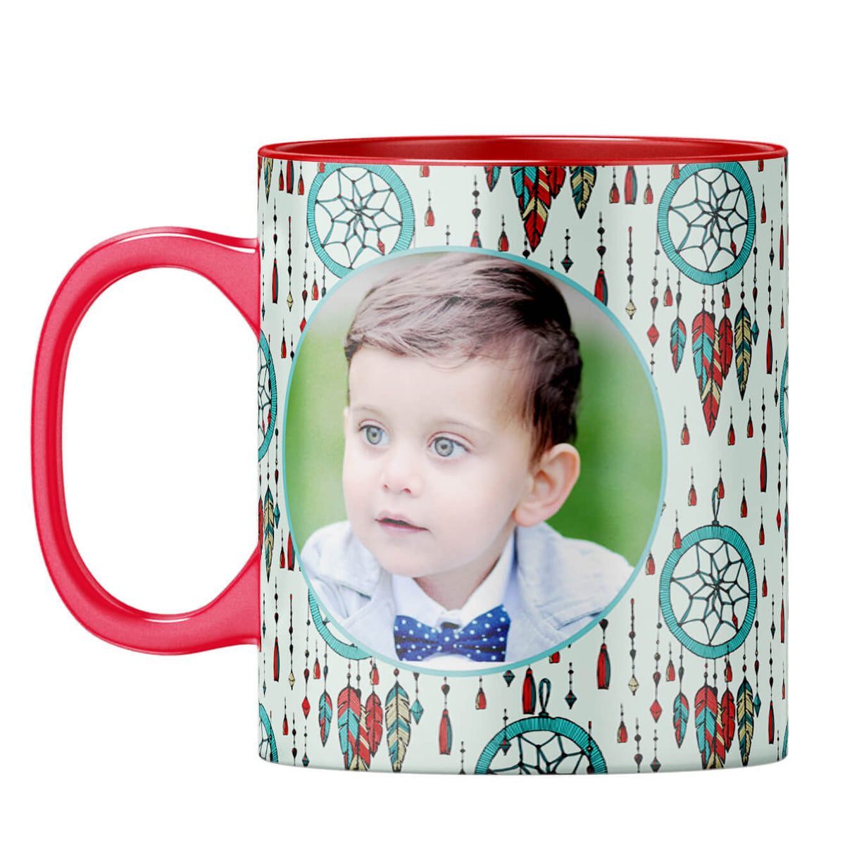 Dream Catcher Photo Coffee Mug Red